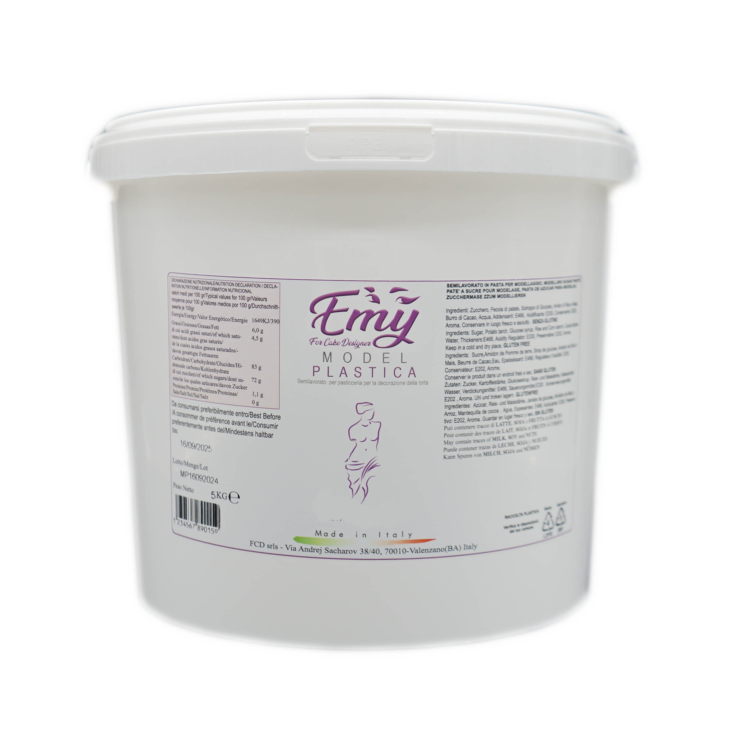  Foto: NUOVA Emy Model PLASTICA - EXTRA BIANCA 5 kg